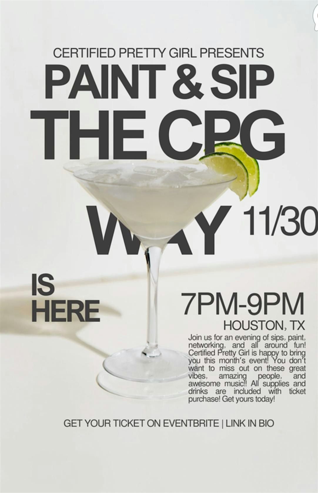 Paint and Sip with CPG!