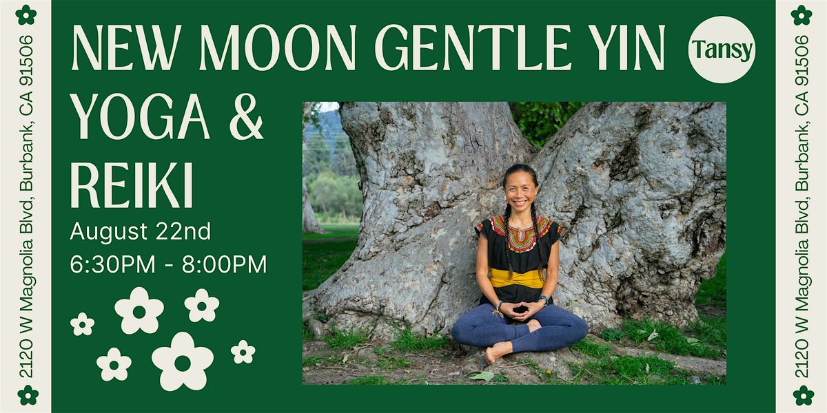 New Moon Gentle Yin Yoga & Restorative Reiki with Michelle Chua