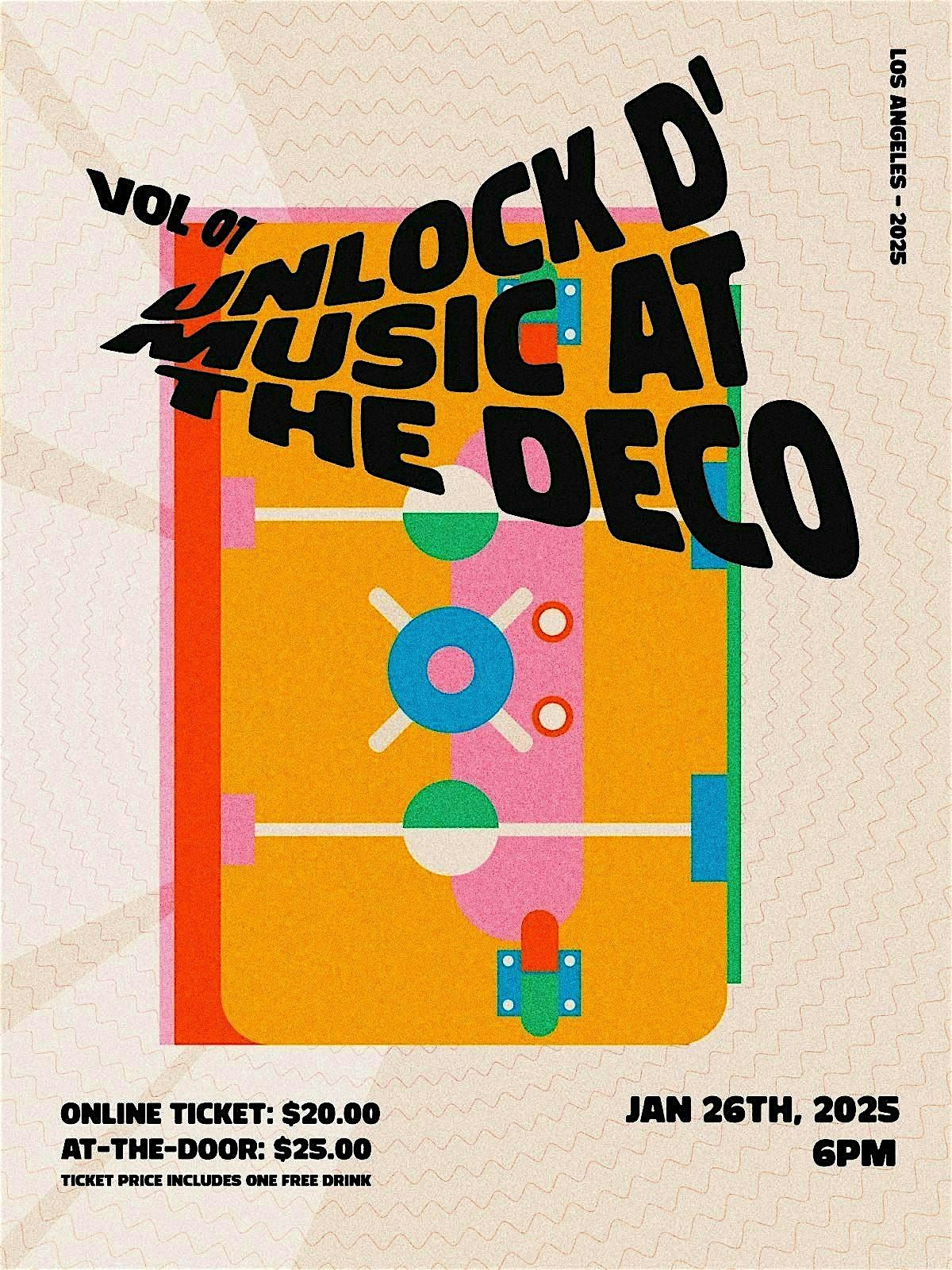 Unlock D' Music at the Deco - Vol. 1