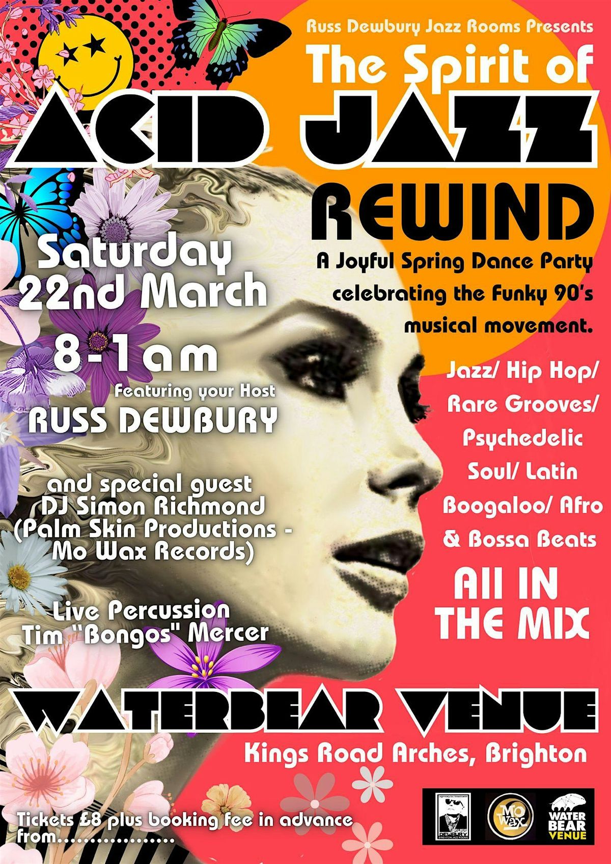 The Spirit of Acid Jazz Rewind! Spring Party Brighton.