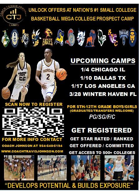 LOS ANGELES CA BASKETBALL BOYS\/GIRLS MEGA COLLEGE PROSPECT CAMP JAN 17TH
