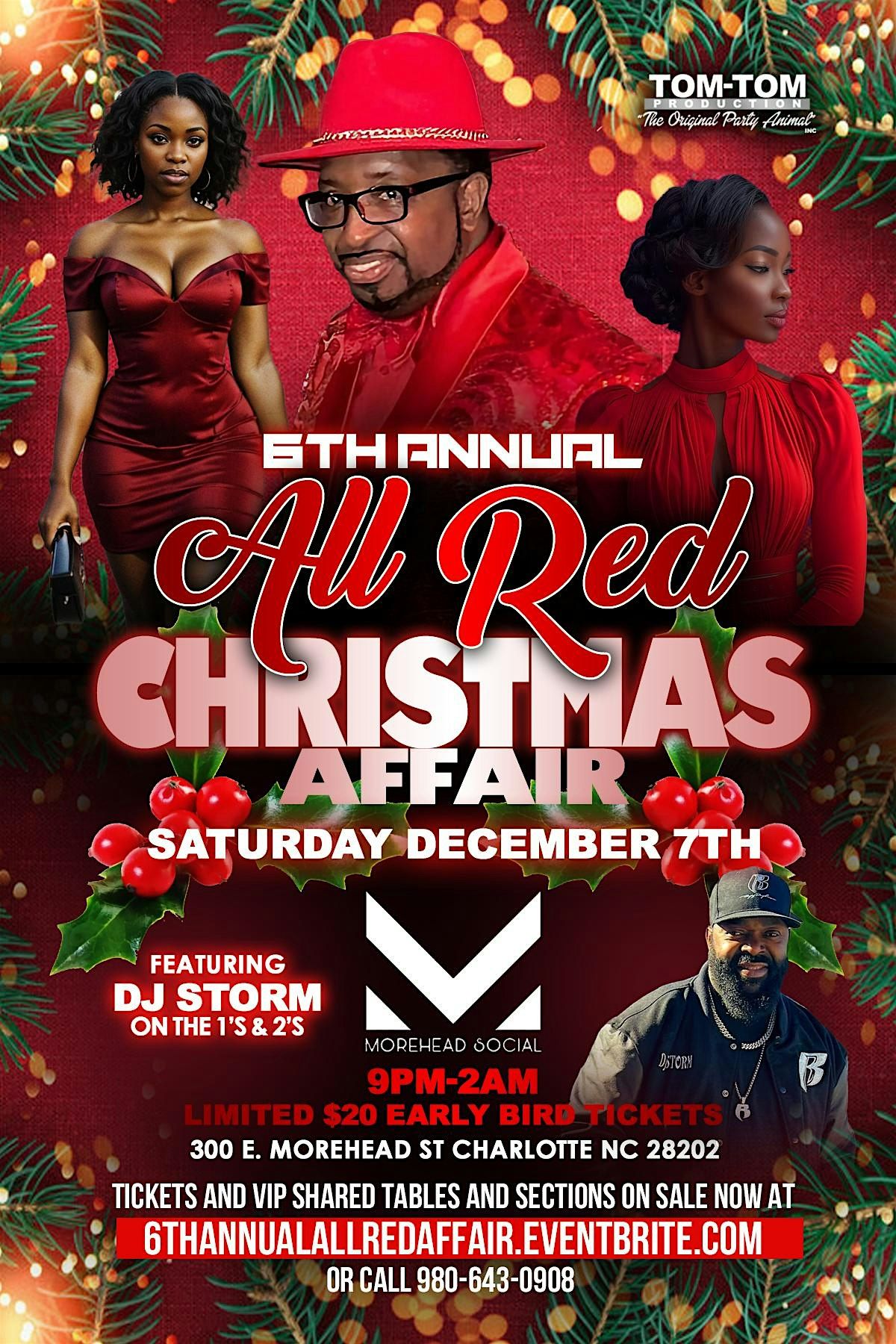 Tom-Tom's 6th Annual All Red Christmas Affair