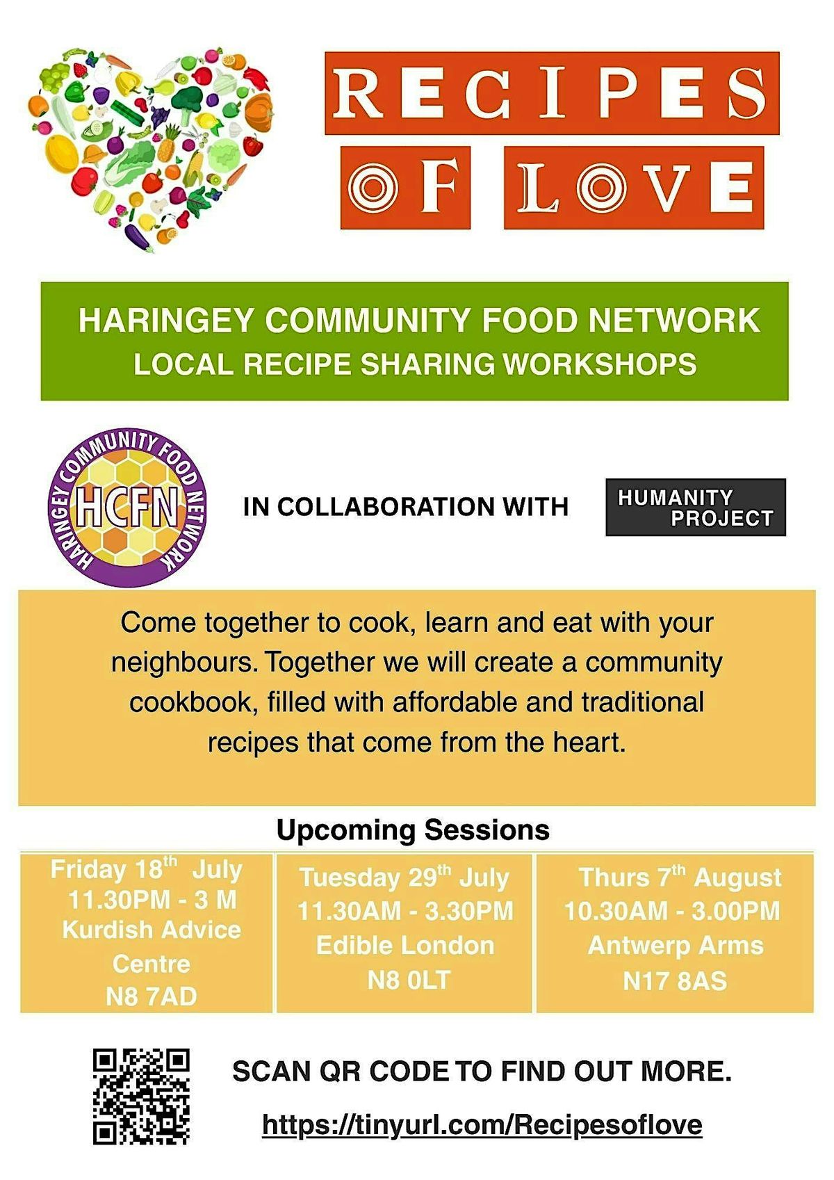 Recipes of Love: Share Your Story Through Food