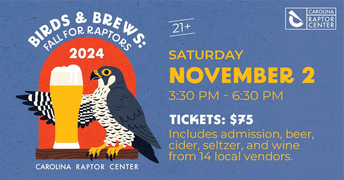 Birds & Brews: Fall for Raptors