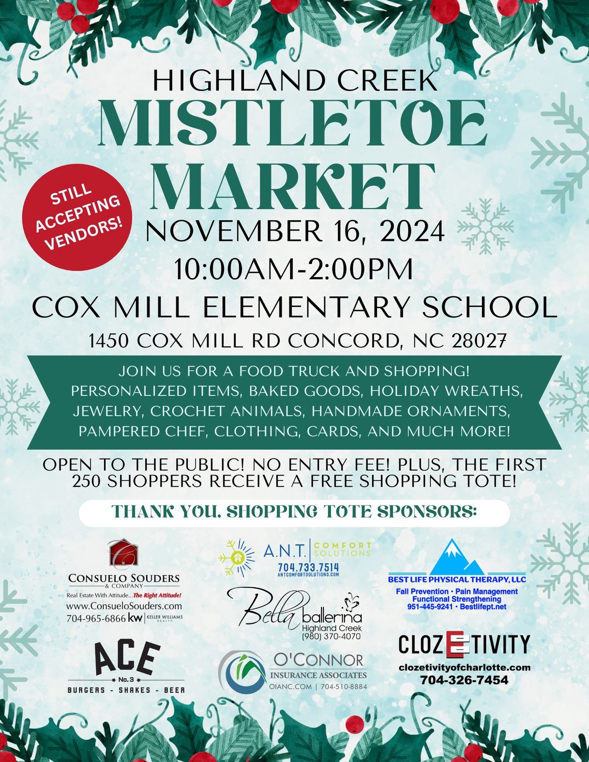 Highland Creek Mistletoe Market