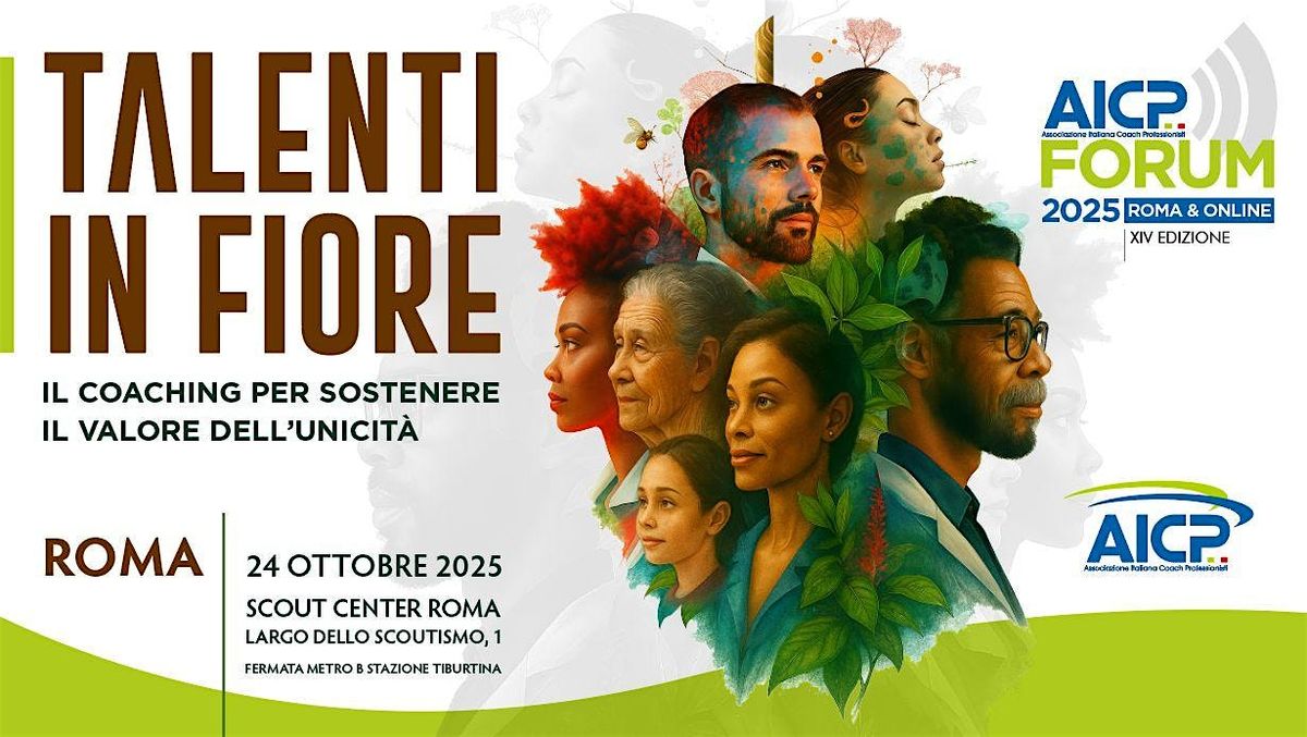 XIV Forum AICP 2025: "Talenti in fiore"