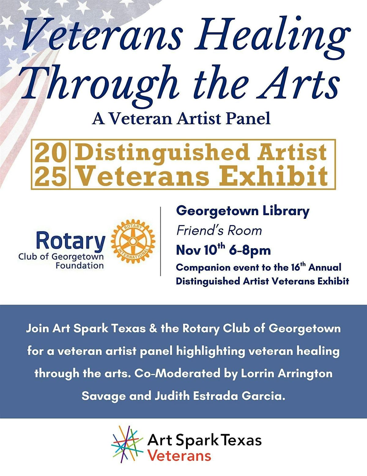 Veterans Healing Through the Arts Panel