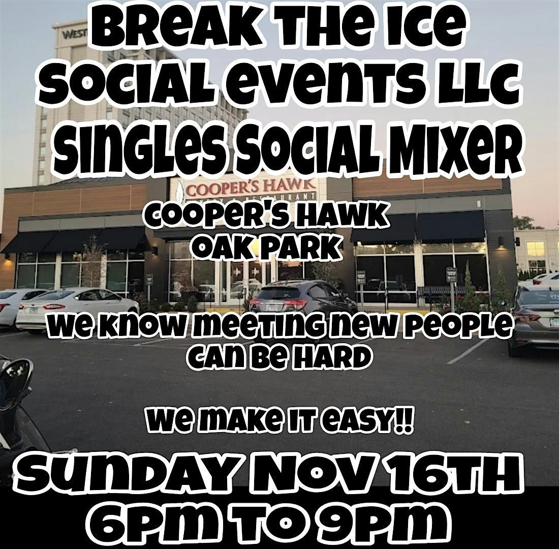 Singles Social Mixer Oak Park Cooper's Hawk