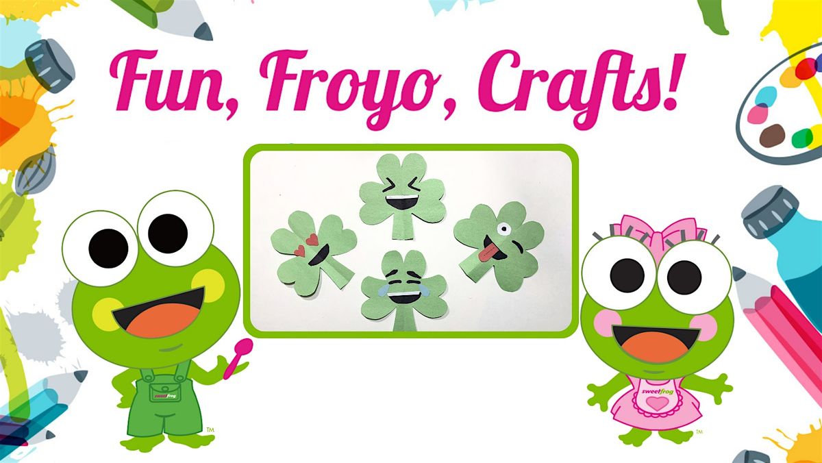 Free Kids Craft Making a Lucky Emoji at sweetFrog Germantown