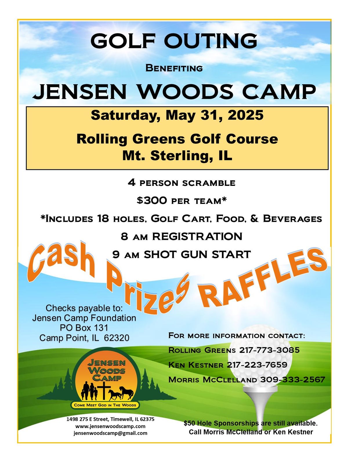 Golf Outing Benefiting Jensen Woods Camp