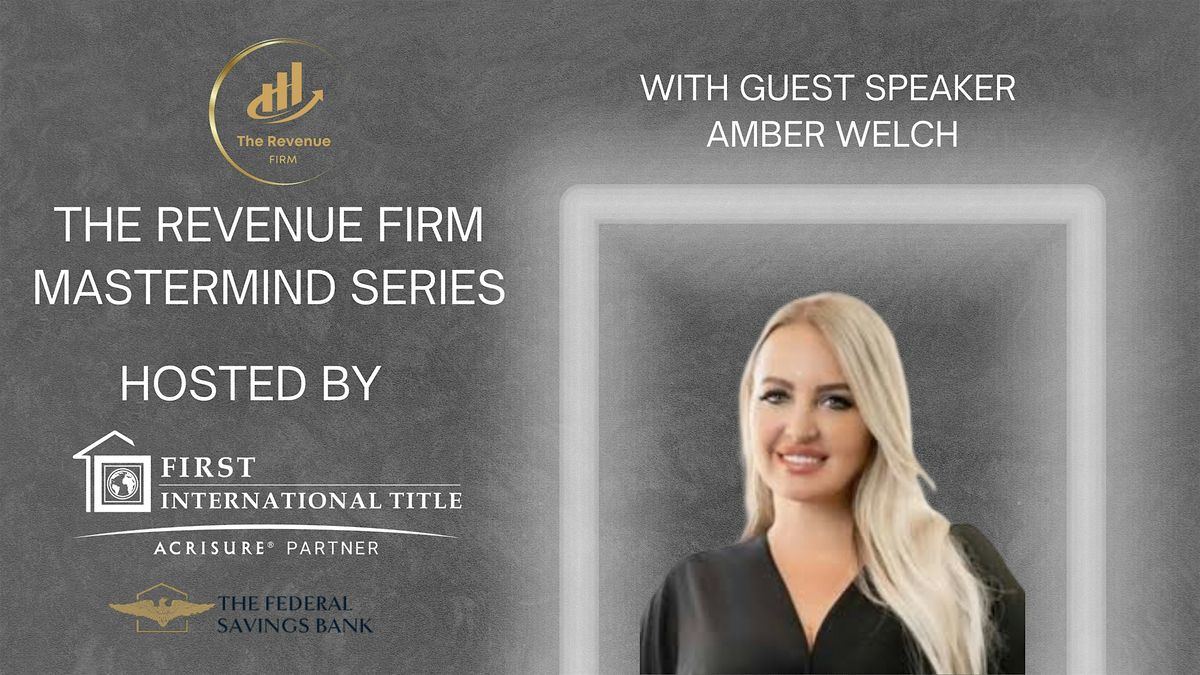 Jupiter The Revenue Firm Mastermind Series with Amber Welch