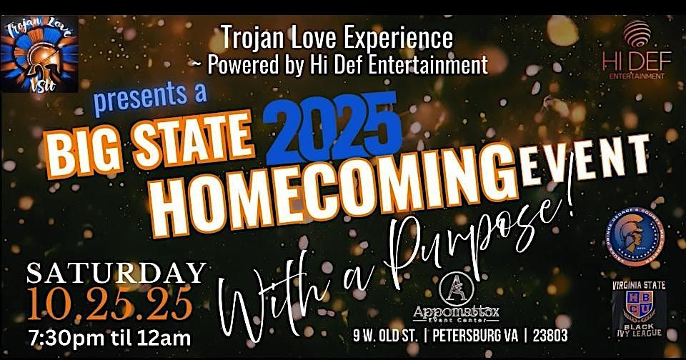 BIG STATE HOMECOMING EVENT 2025  With a Purpose