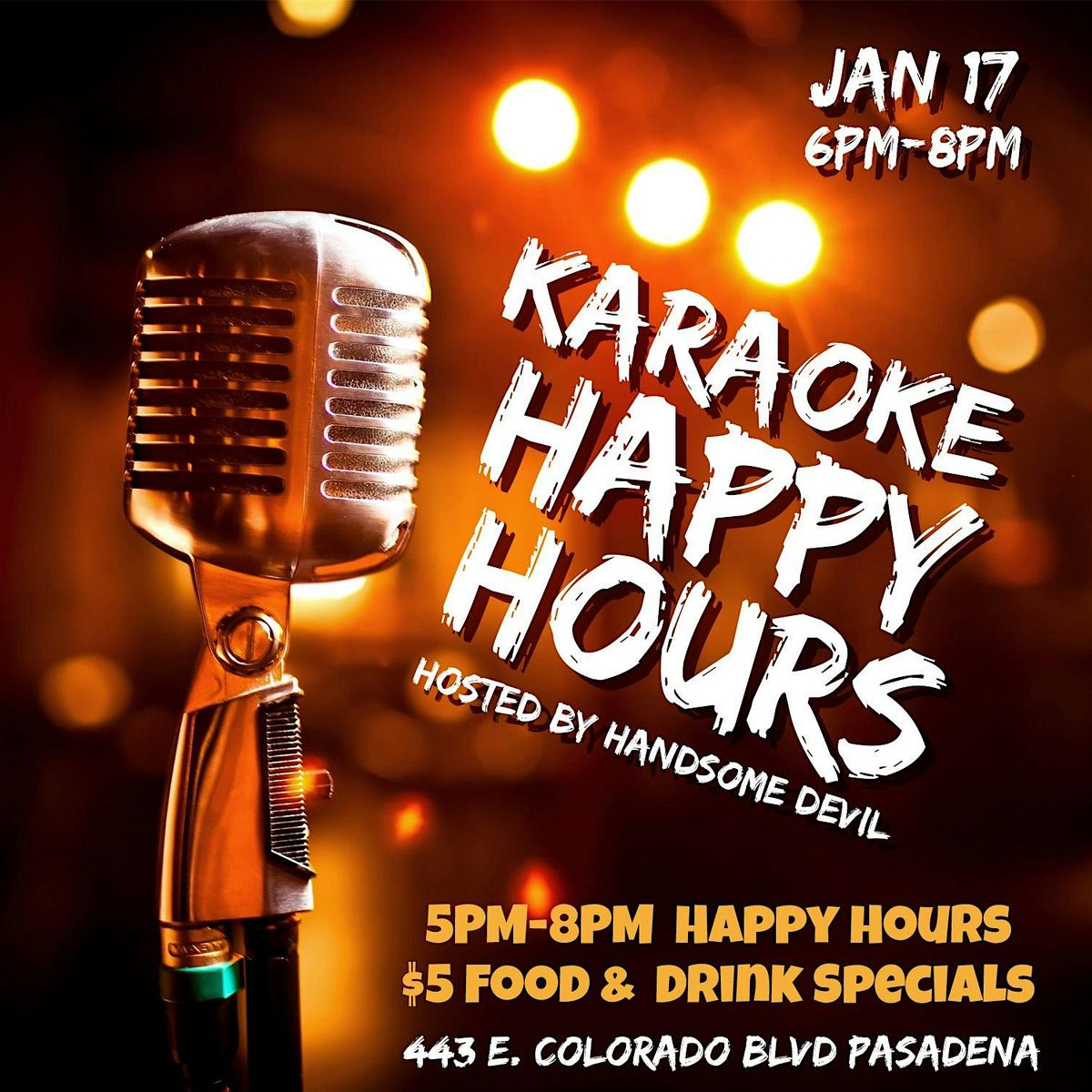 KARAOKE HAPPY HOURS