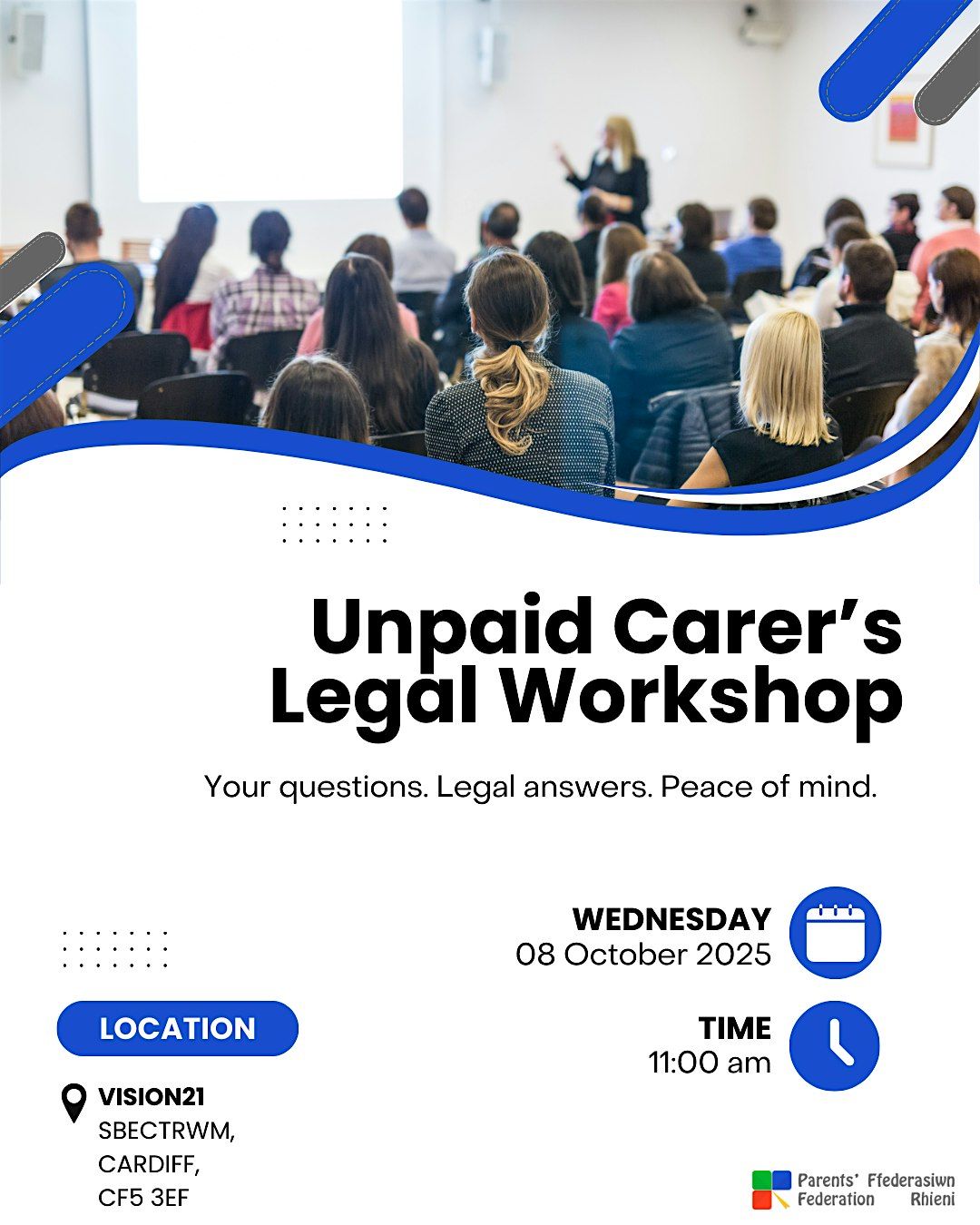 Unpaid Carer's Legal Workshop