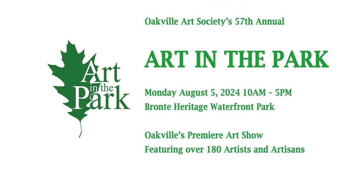 Art in the Park Oakville