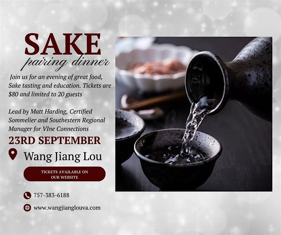 Sake Pairing Dinner