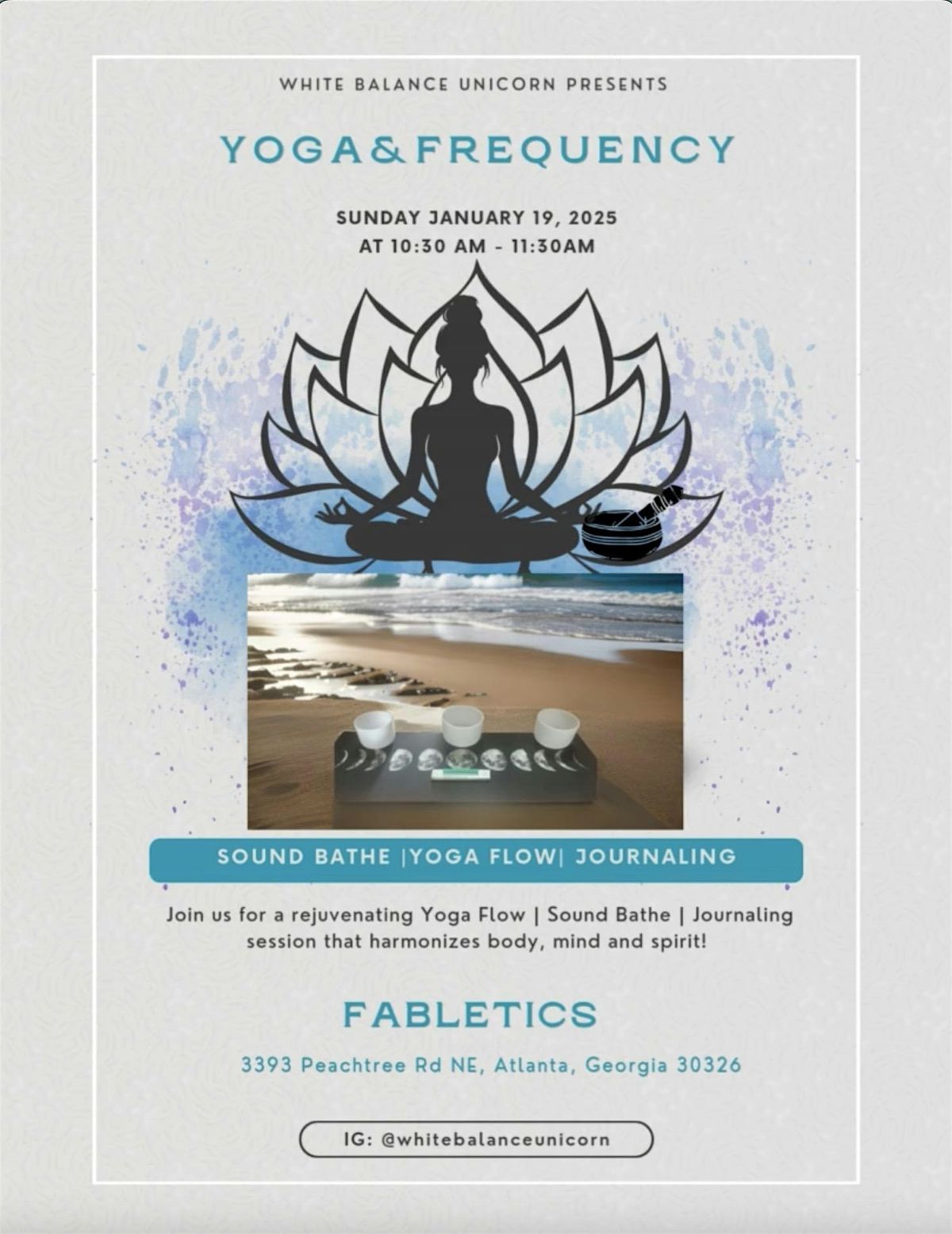 White Balance Unicorn Yoga and Frequency