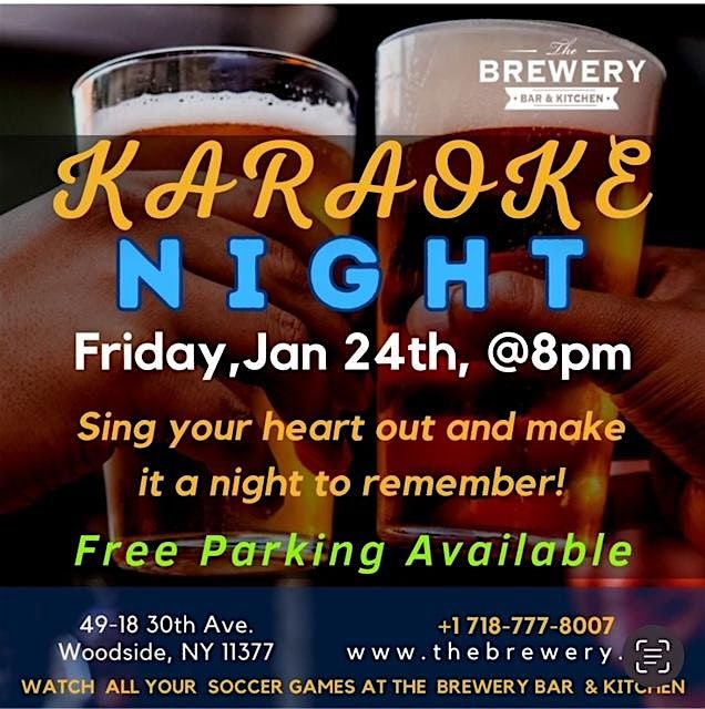 Karaoke Night At The Brewery Bar and Kitchen