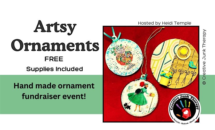 Artsy Ornaments Fundraiser