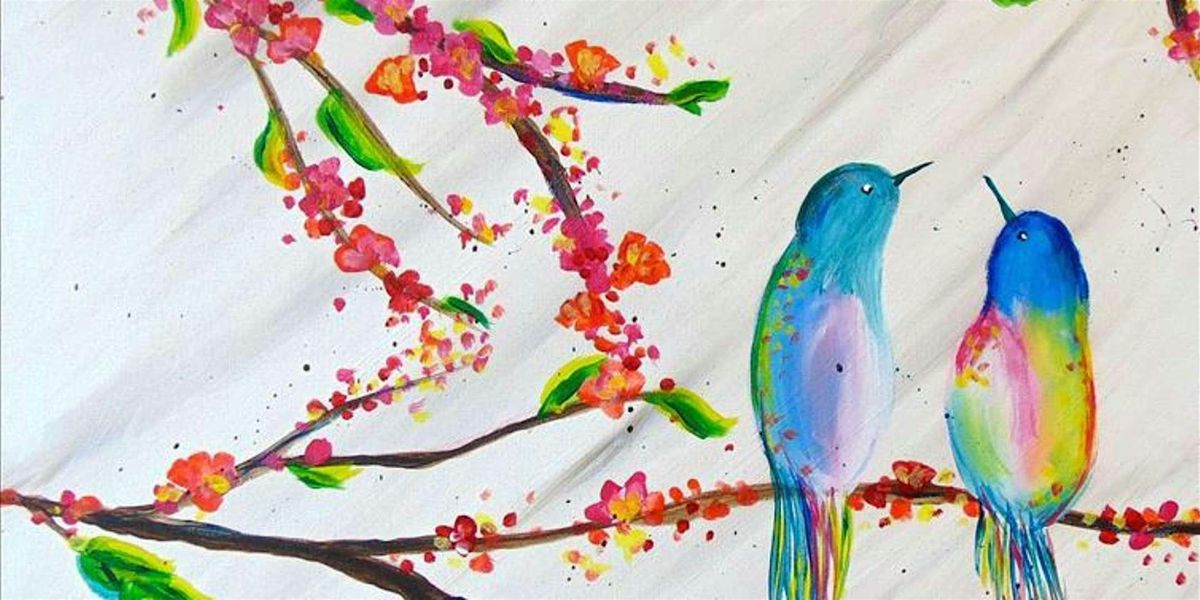 Two Little Birds - Paint and Sip by Classpop!\u2122