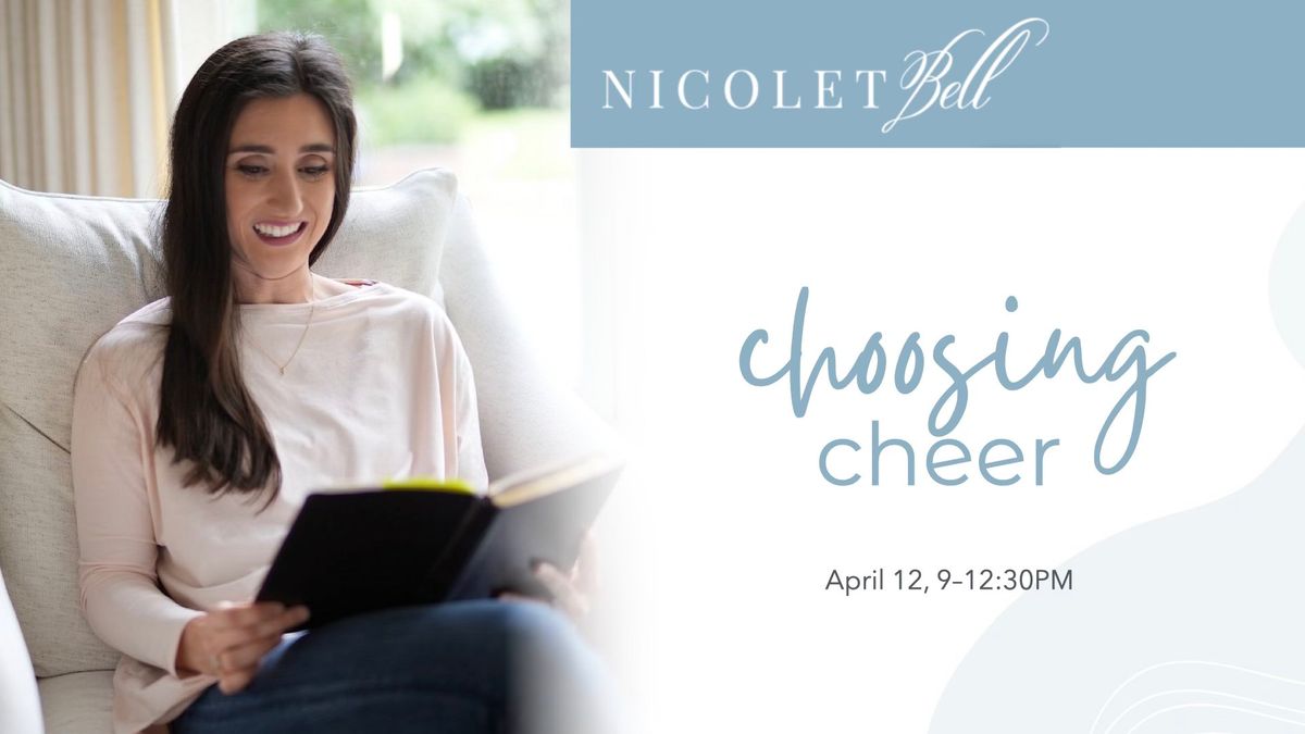 Choosing Cheer Conference with Nicolet Bell