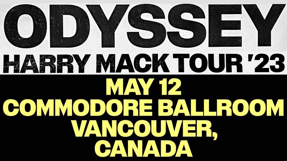 HARRY MACK ODYSSEY TOUR 2023 - VANCOUVER