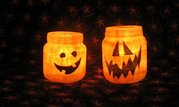 Crafts for Kids: Pumpkin Luminaries