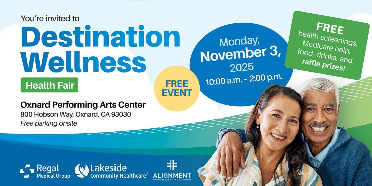 FREE Destination Wellness Health Fair - Oxnard