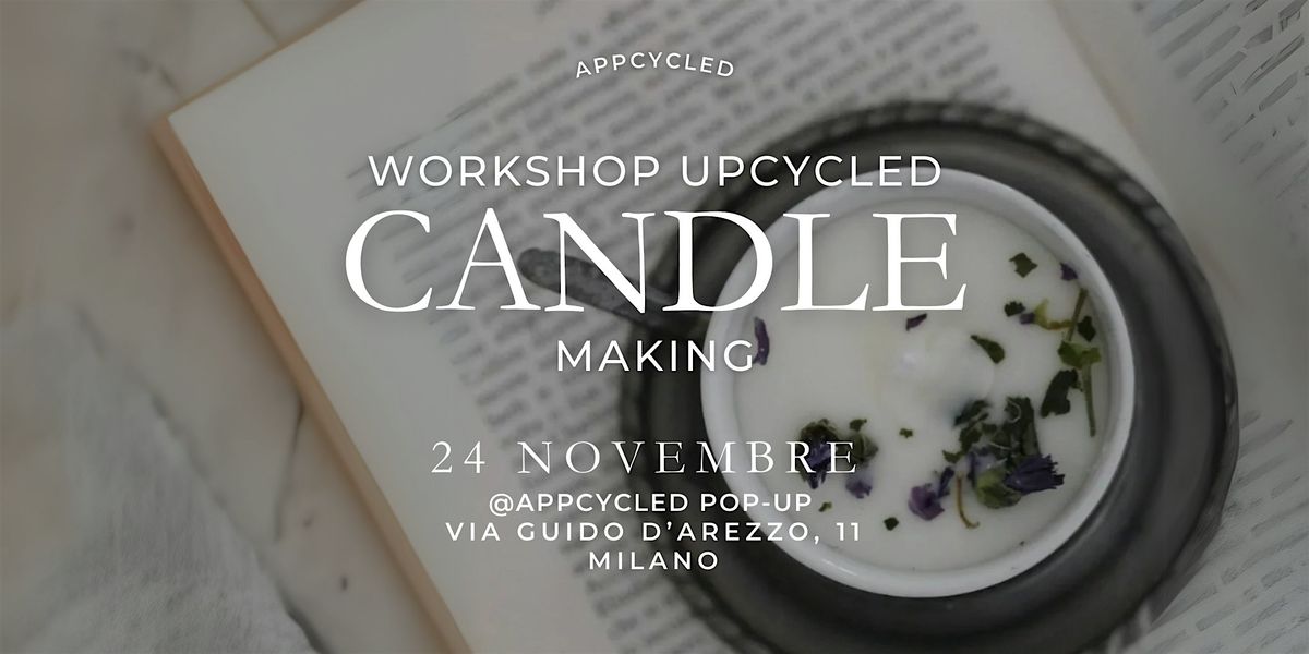 Candle making upcycling workshop