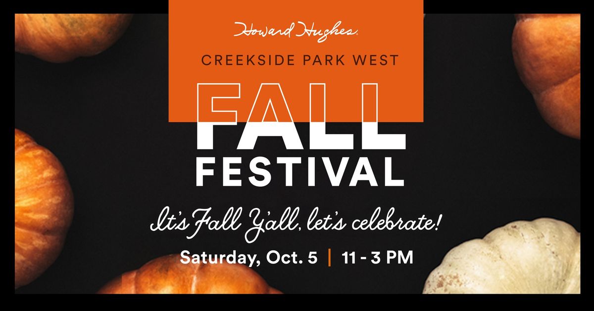 Creekside Park West Fall Festival