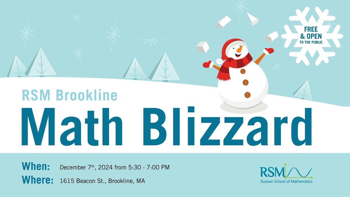 Math Blizzard with RSM Brookline