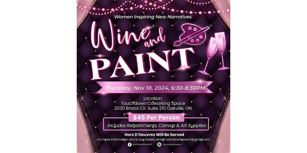 Wine & Paint Night - Women's Professional Networking Event