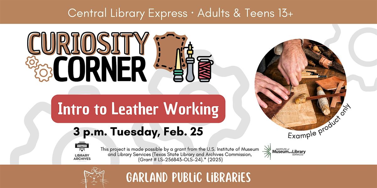 Makerspace: Intro to Leather Working