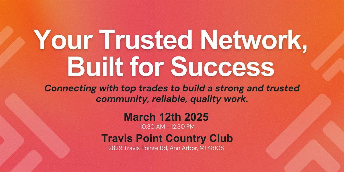 Your Trusted Network, Built for Success