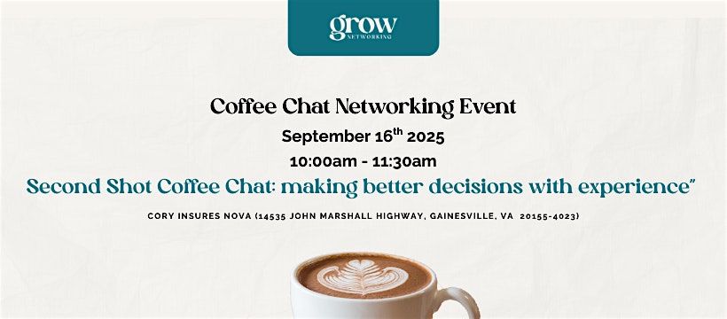 Second Shot Coffee Chat: making better decisions with experience\u201d