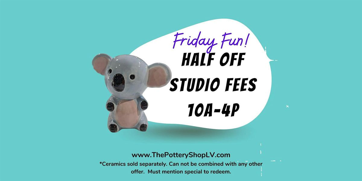 Friday Funday at The Pottery Shop