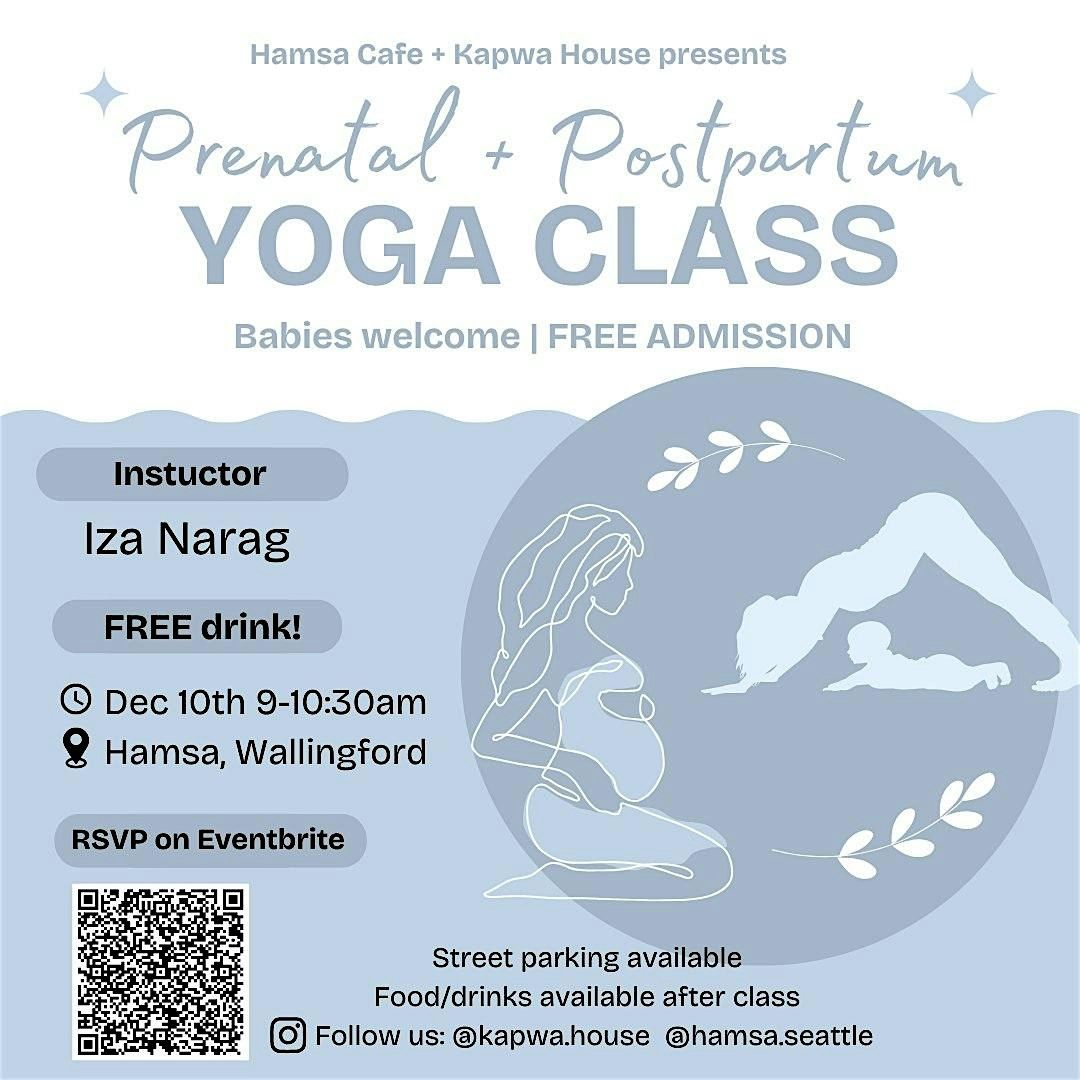 FREE Prenatal + Postpartum Yoga with babies