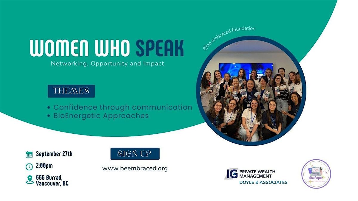 Women Who Speak | Finding confidence through communication