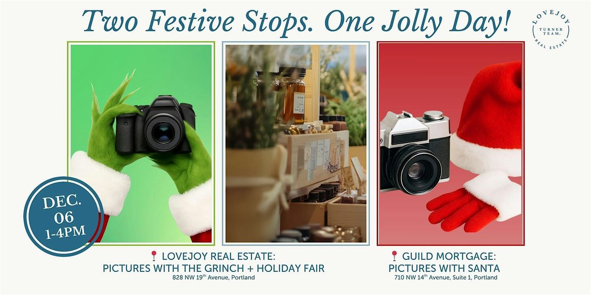 Pictures with the Grinch & Holiday Fair and Pictures with Santa!