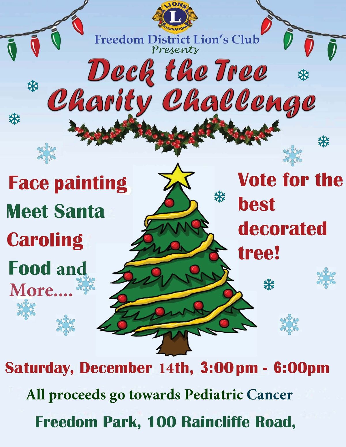 Deck The Trees Charity Challenge