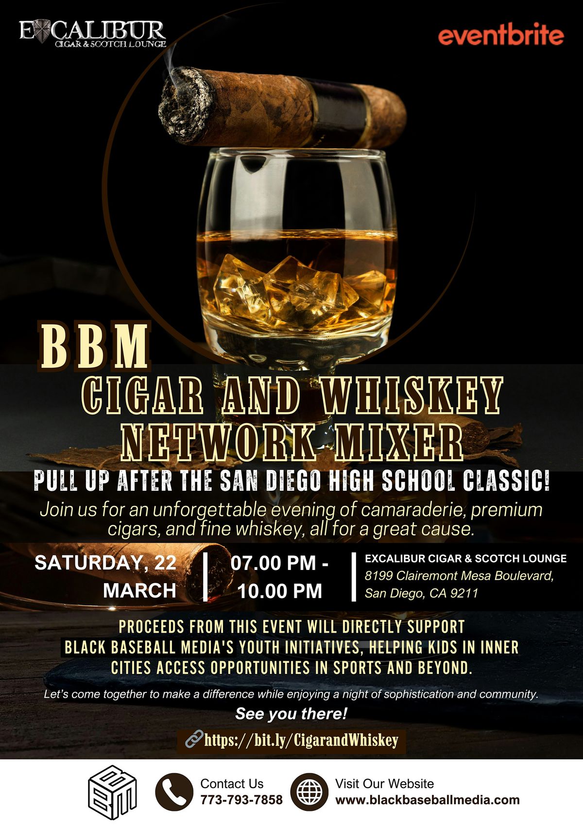 BBM Cigar and Whiskey Network Mixer