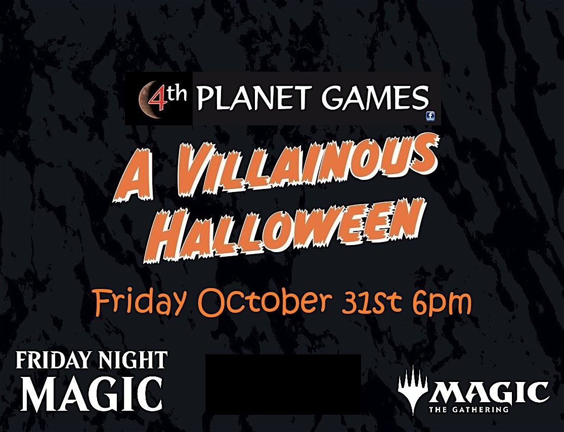 Magic the Gathering: A Villainous Halloween