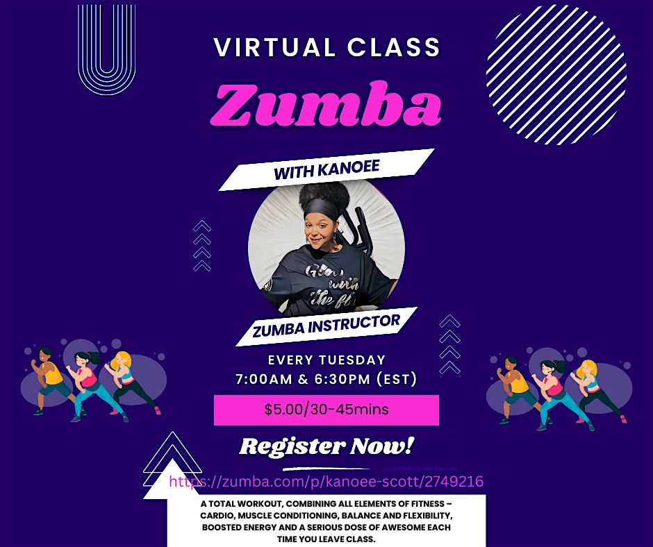 Zumba with Kanoee (Virtual)