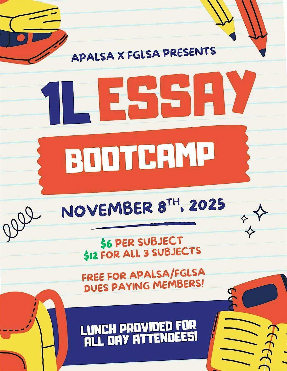 APALSA x FGLSA 1L Essay Review