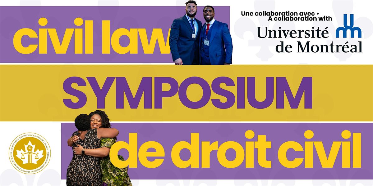 Le Symposium de droit civil de l'AEND Canada (oct 31-nov 1)