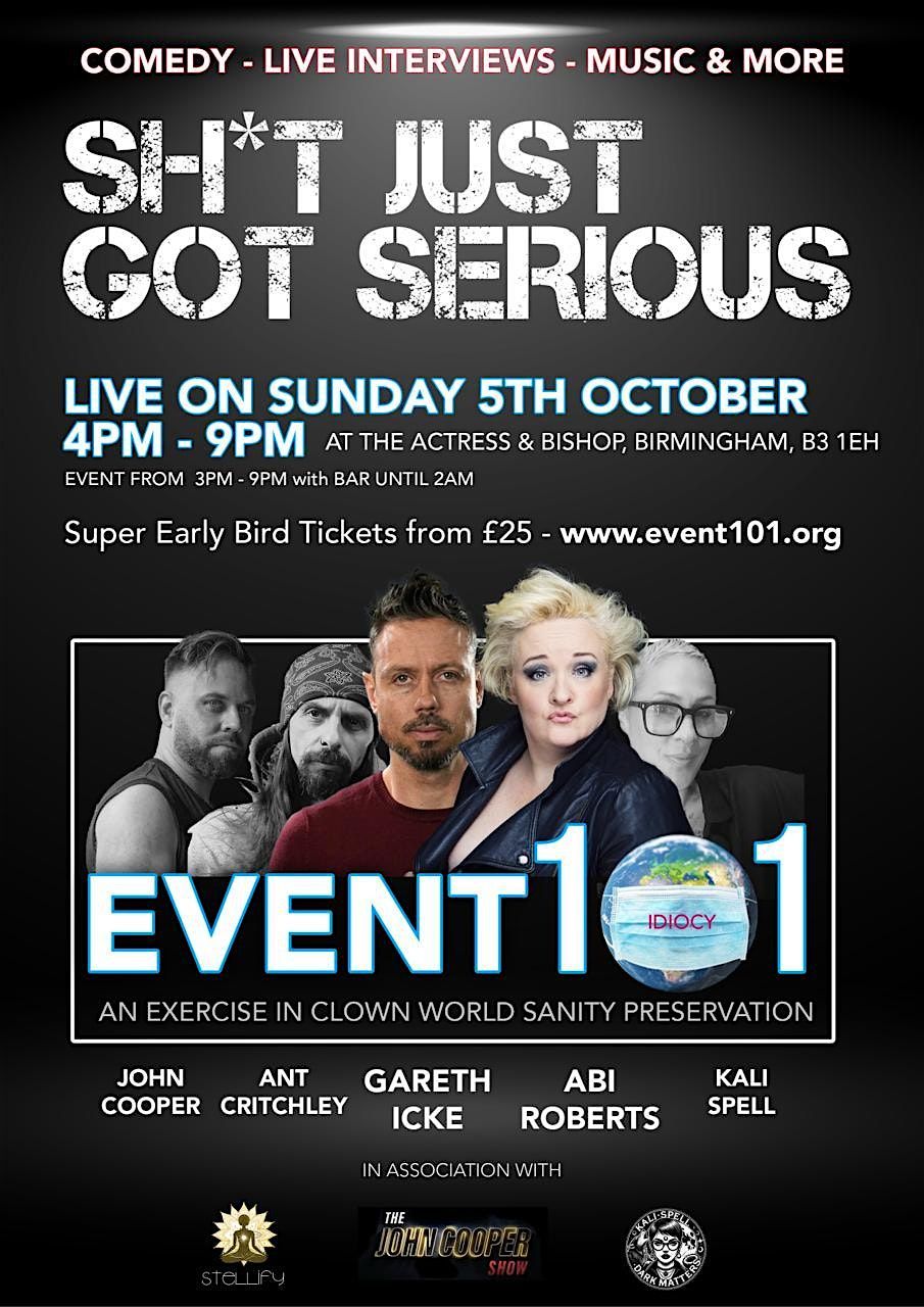 EVENT 101 - Headlining Gareth Icke and Abi Roberts