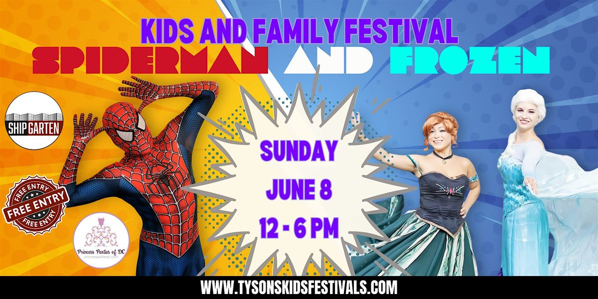 Spiderman and Frozen Host Kids and Family Festival