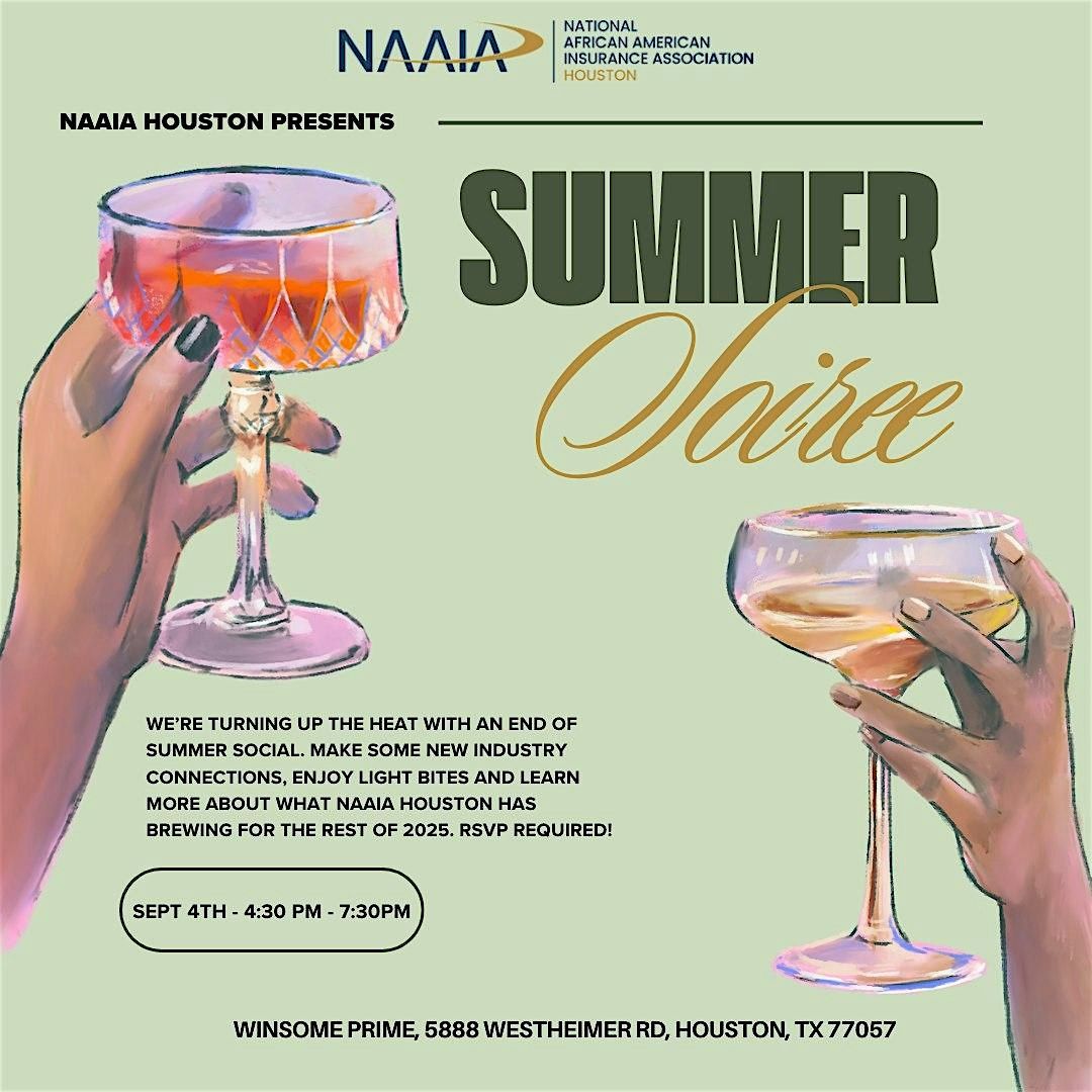 NAAIA Houston's: Summer Soiree