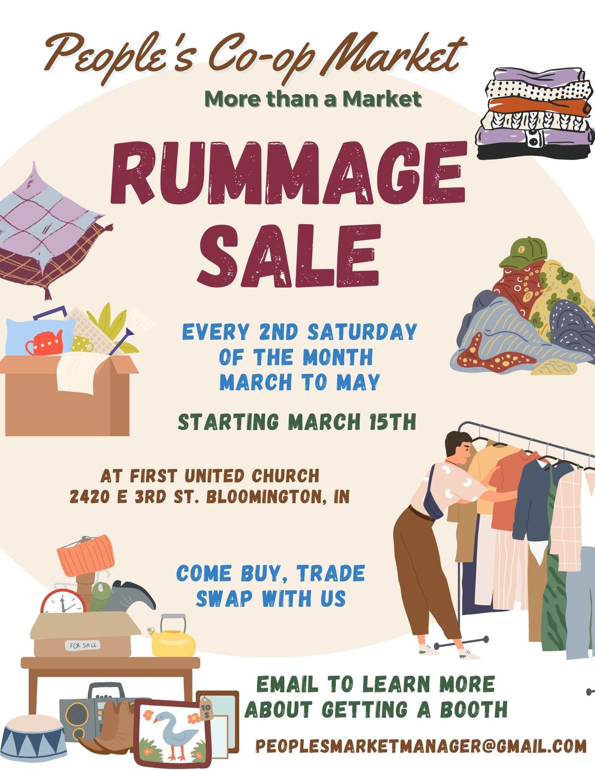 Rummage Sale at People's Market