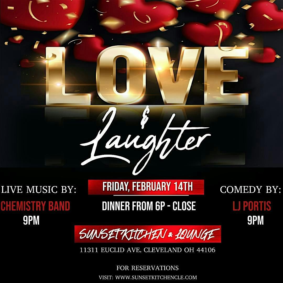 A Night of Love and Laughter Dinner Live Music & Comedy on Valentines Day